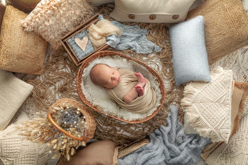 Klidné newborn focení, bez stresu, Brno
