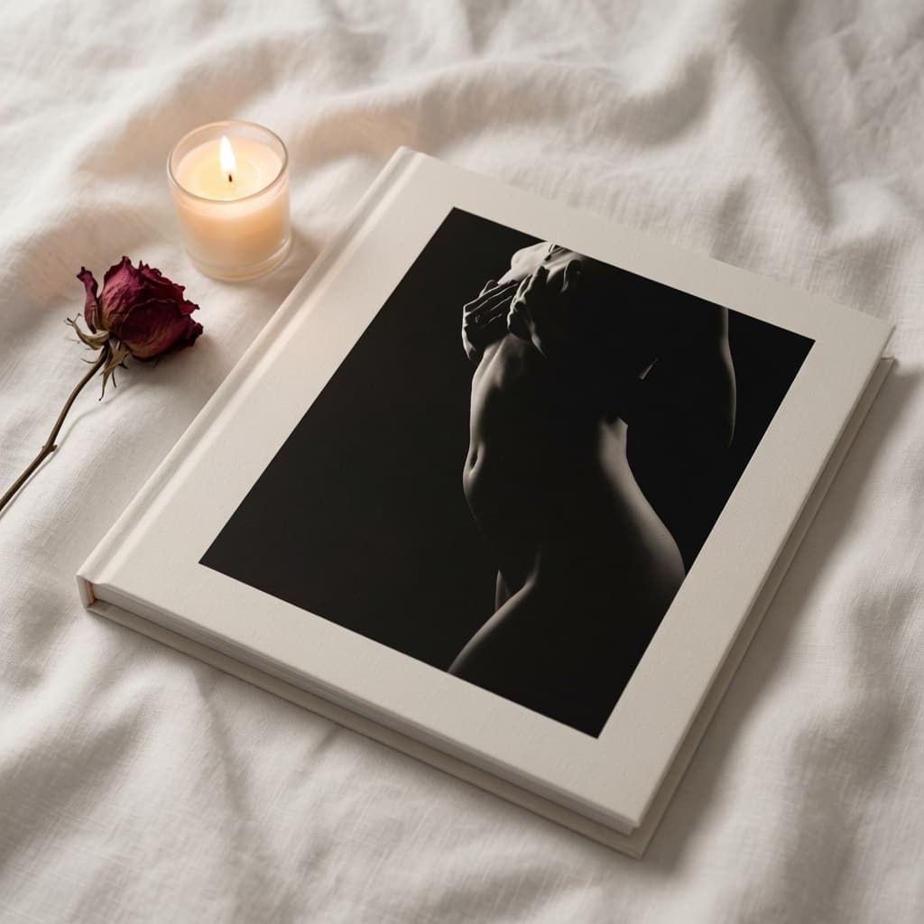 Boudoir fotokniha jako bonus k focení Brno, paměť, kterou nikdo nesmaže