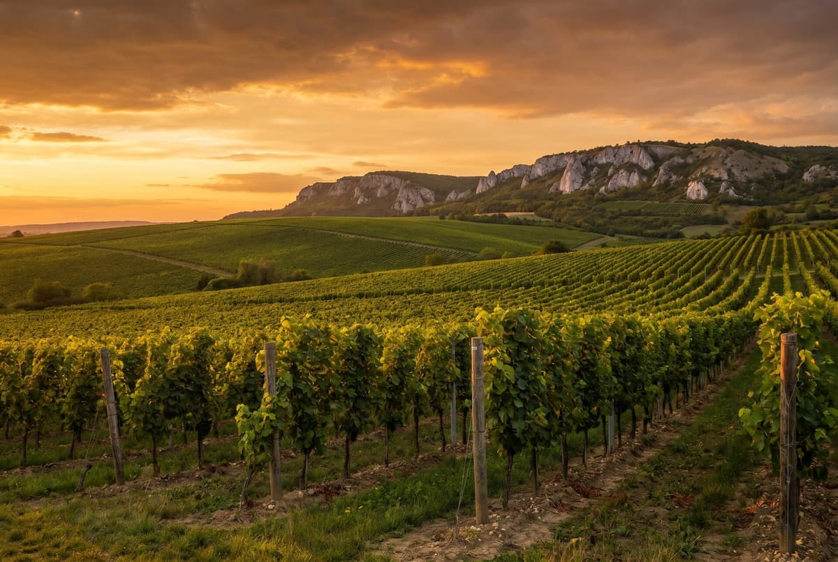 Akt v páru ve vinicích Pálavy a v moravských sklepech