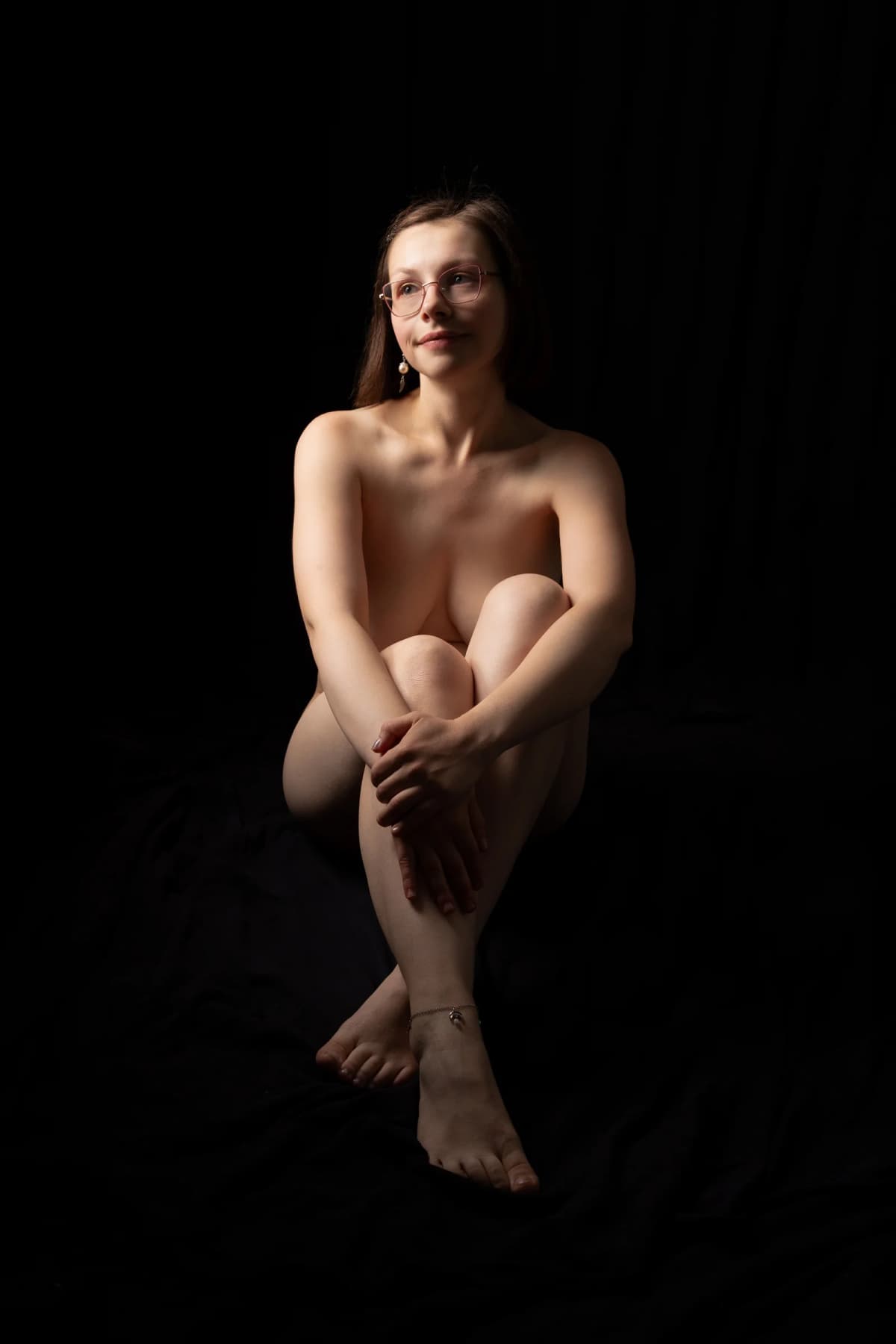 Katka, závěrečný portrét boudoir focení