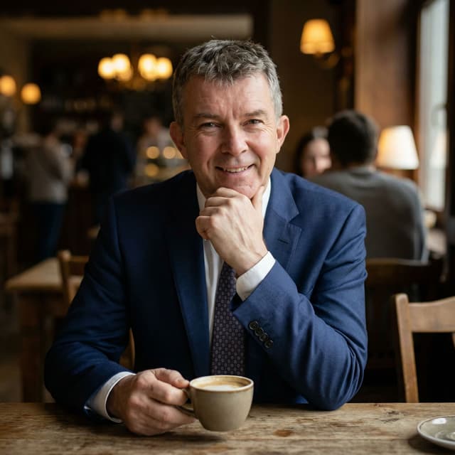 LinkedIn portrét Brno, profesionální business portrét muže fotografovaný Marcelou Kramářovou v ateliéru v Čechyni nedaleko Brna