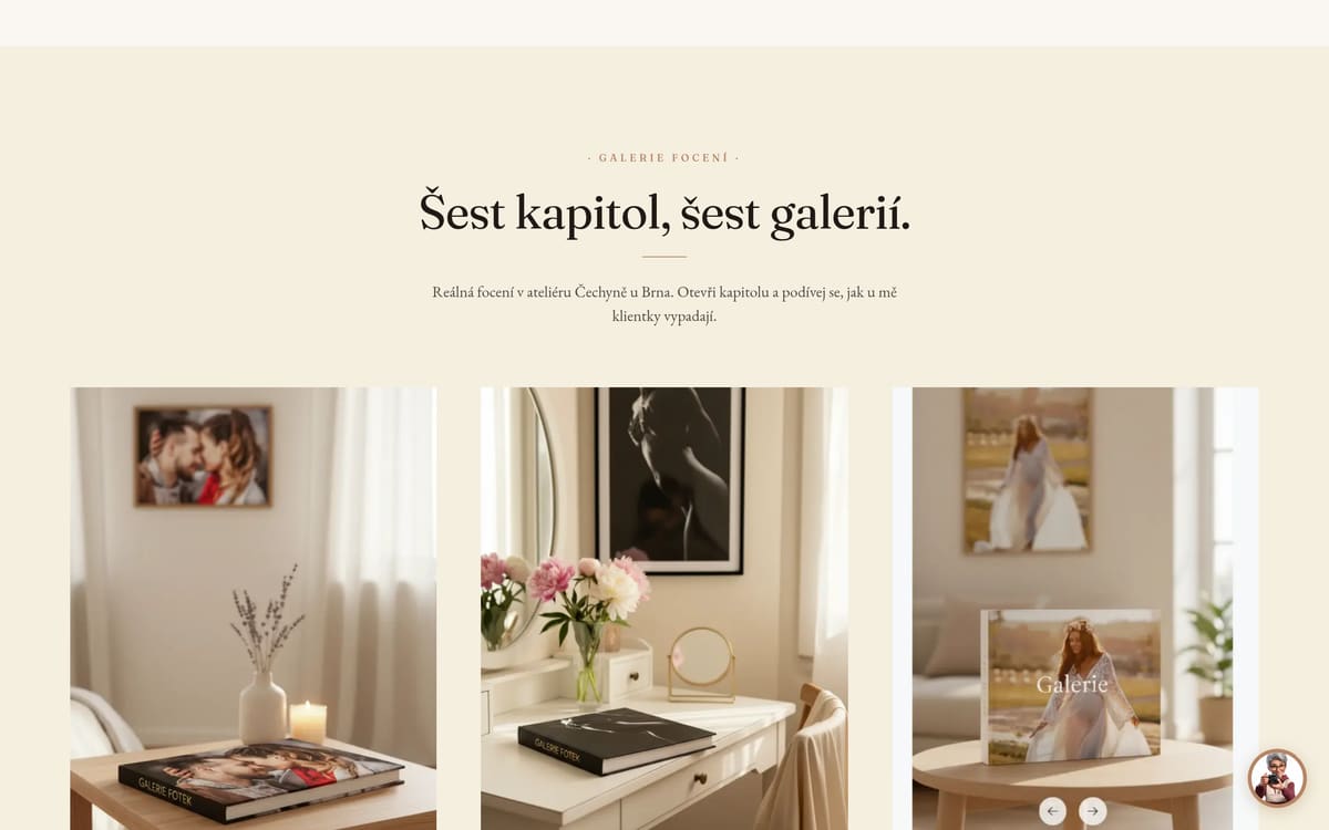 Web fotoatelier-brno.cz: galerie fotografií